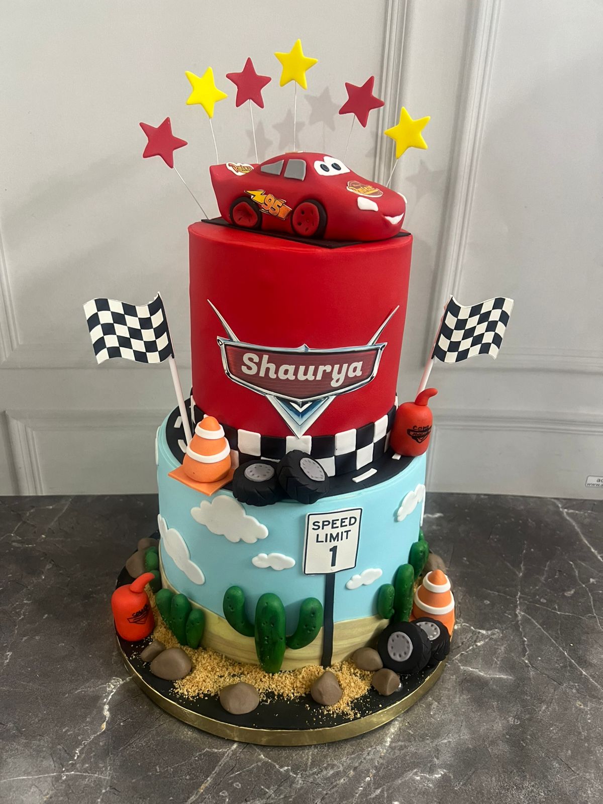 Car Themed Cake for Kids